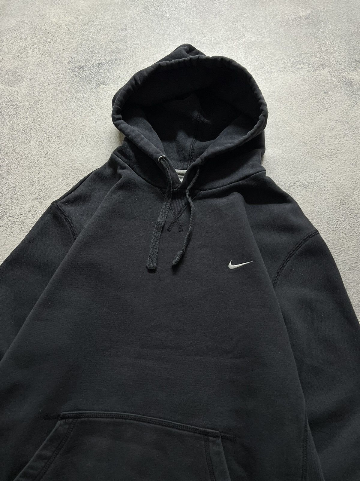Nike × Vintage Vintage Y2k Nike 🖤 Mini Swoosh Hoodie 00’s Size US L / EU 52-54 / 3 - 5 Thumbnail