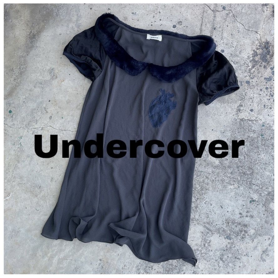 Jun Takahashi Undercover heart embroidered blouse Size S / US 4 / IT 40 - 1 Thumbnail