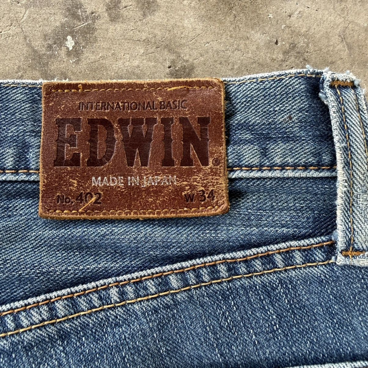 Edwin Vintage Edwin Faded Blue Denim Jean Pants W35 Size US 35 - 14 Thumbnail