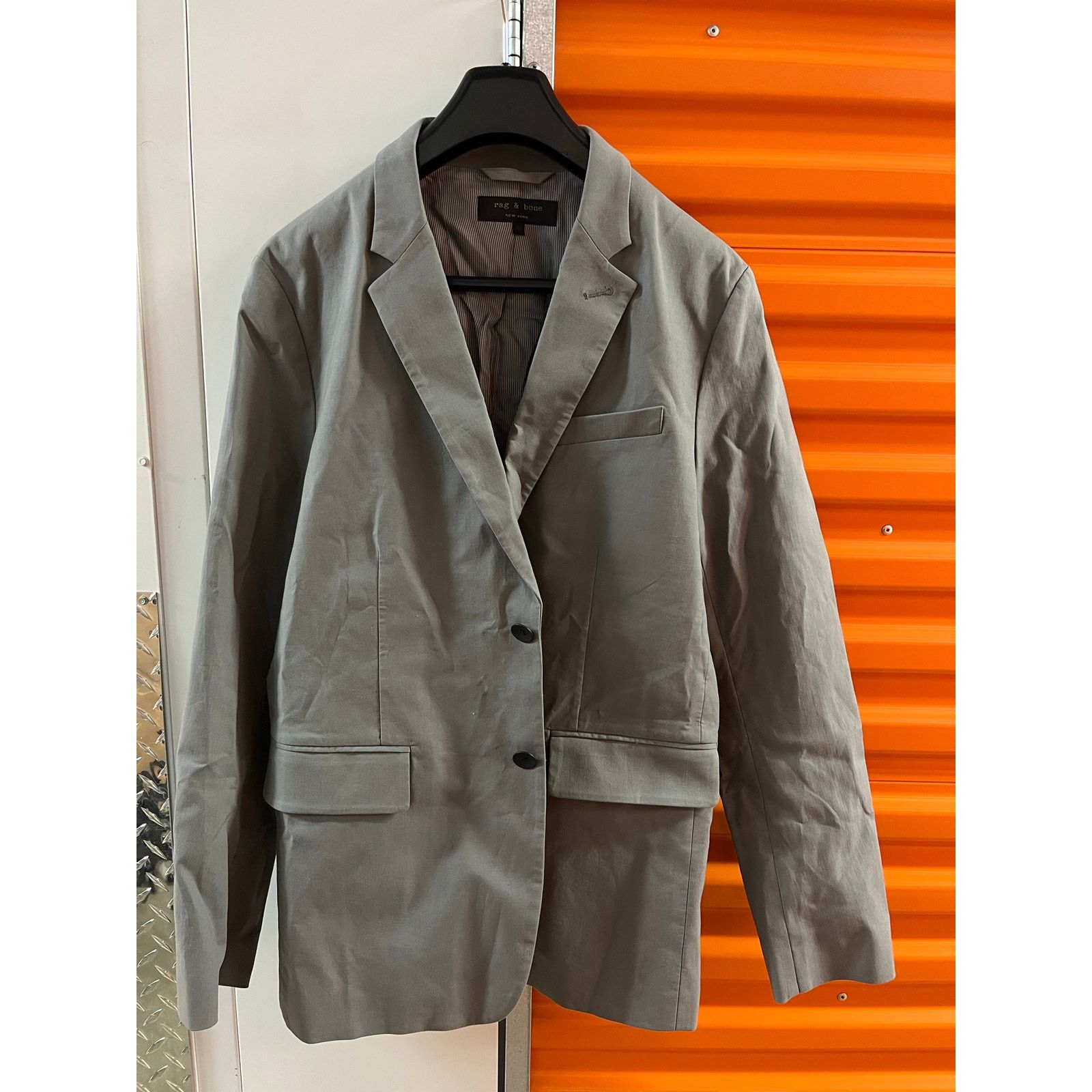 Rag & Bone Rag and Bone - Reversed Blazer /40R / smoked Pearl/ NWOT Size 40R - 2 Thumbnail
