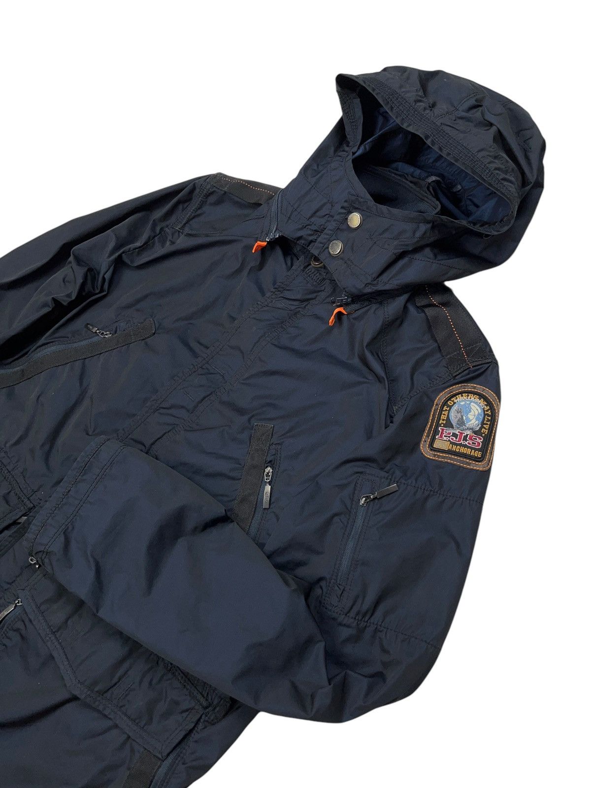 MasterPiece × Parajumpers × Vintage Vintage Parajumpers Windbreaker Utility Multi Pocket Jacket Size US M / EU 48-50 / 2 - 2 Thumbnail