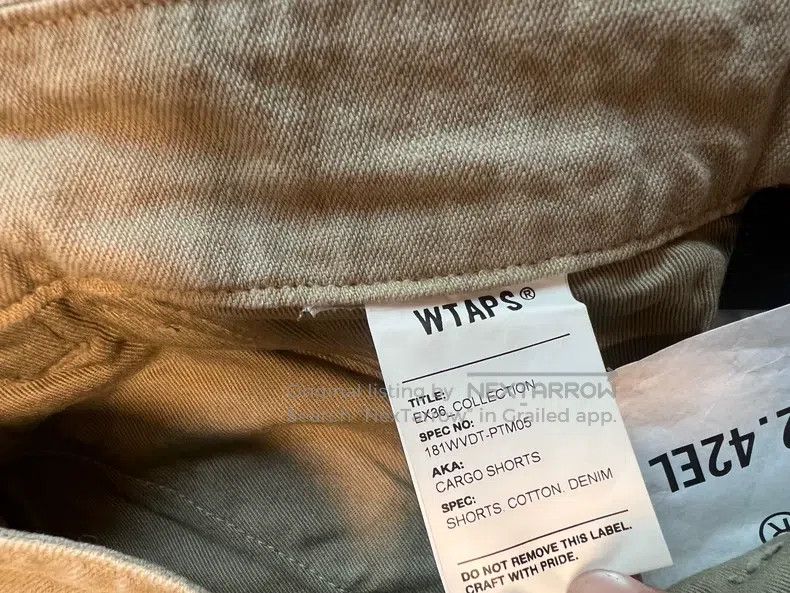 Wtaps Wtaps Batik wash heavy water wash military shorts Size US 40 / EU 56 - 7 Thumbnail