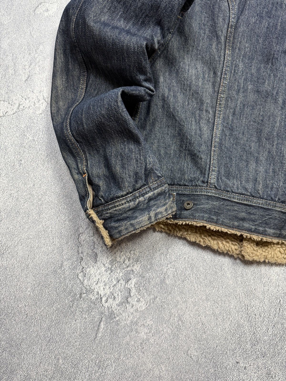 Diesel Diesel Denim Jeans Sherpa Fleece Jacket Size US L / EU 52-54 / 3 - 8 Thumbnail