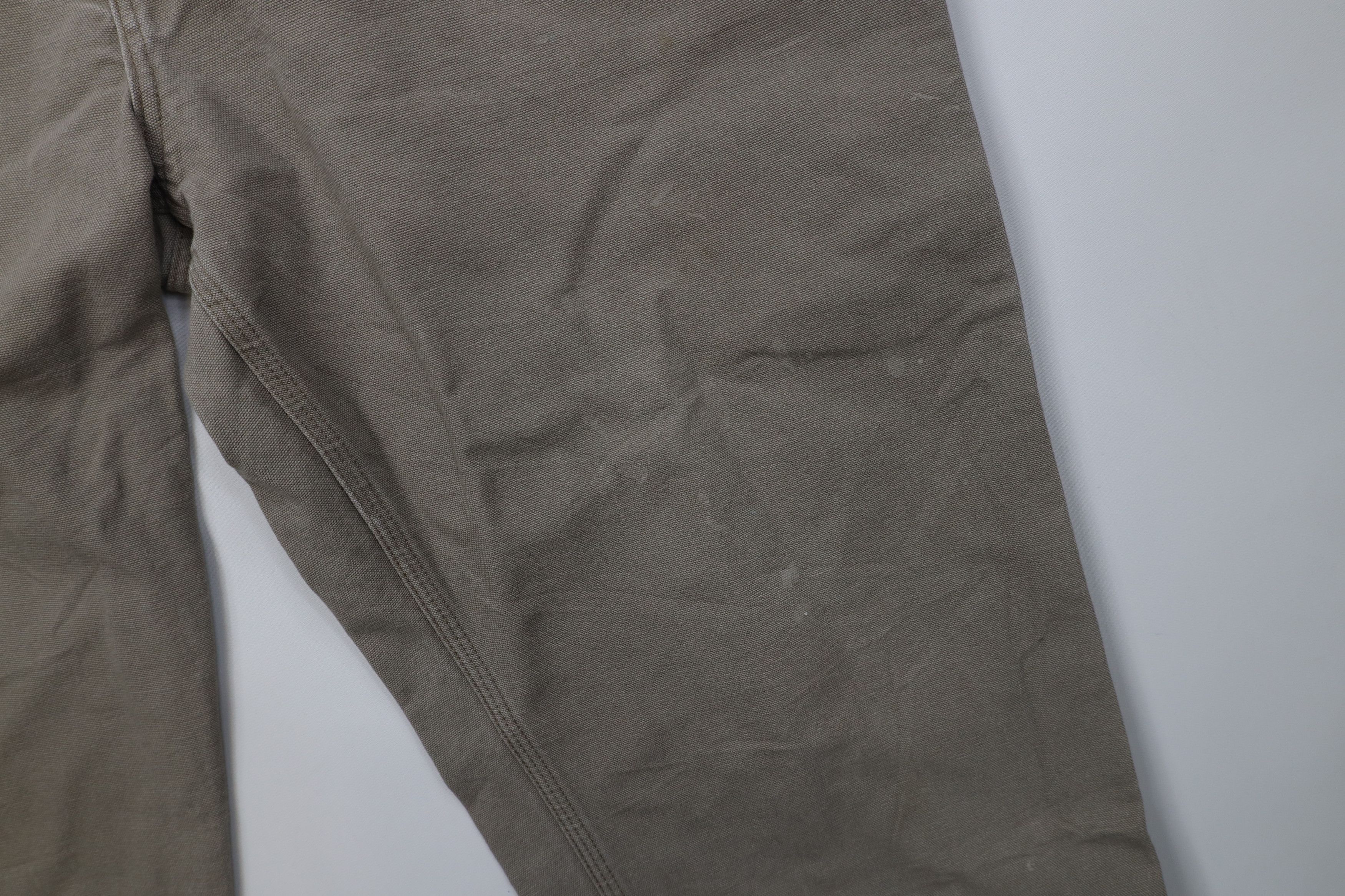 Carhartt Vintage Y2K Carhartt Canvas Wide Leg Dungaree Pants Desert Size US 38 / EU 54 - 5 Thumbnail