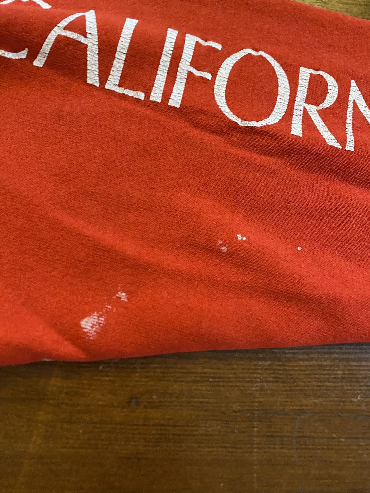 Hanes Vintage 80’s San Francisco Cali Red Raglan Hoodie Sweatshirt Size US S / EU 44-46 / 1 - 9 Thumbnail