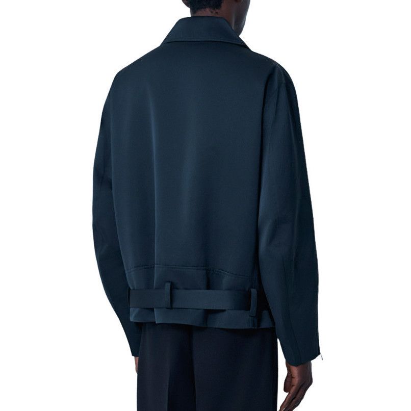 Jil Sander JIL SANDER Black Belted Jacket New & Authentic (Men's size:L Size US L / EU 52-54 / 3 - 2 Thumbnail