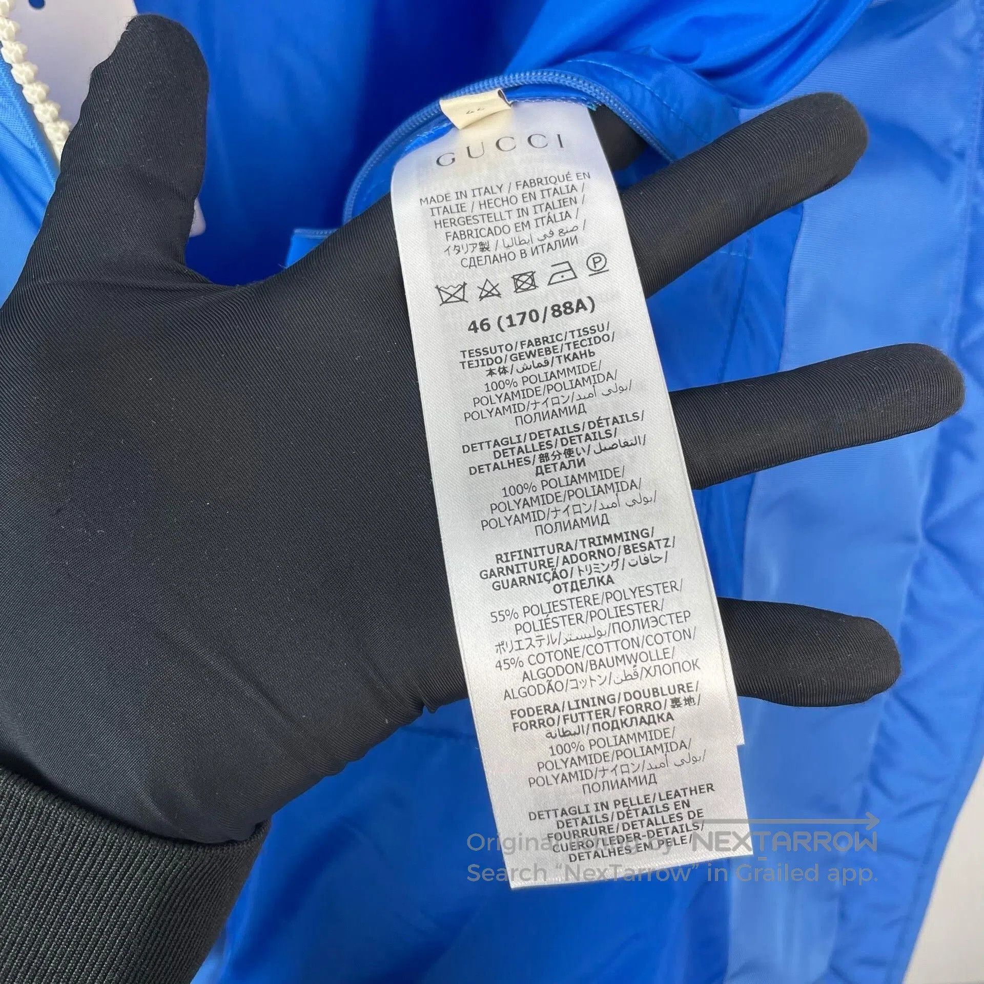 Gucci Gucci Blue Hooded Jacket Size 46. Size US S / EU 44-46 / 1 - 8 Thumbnail