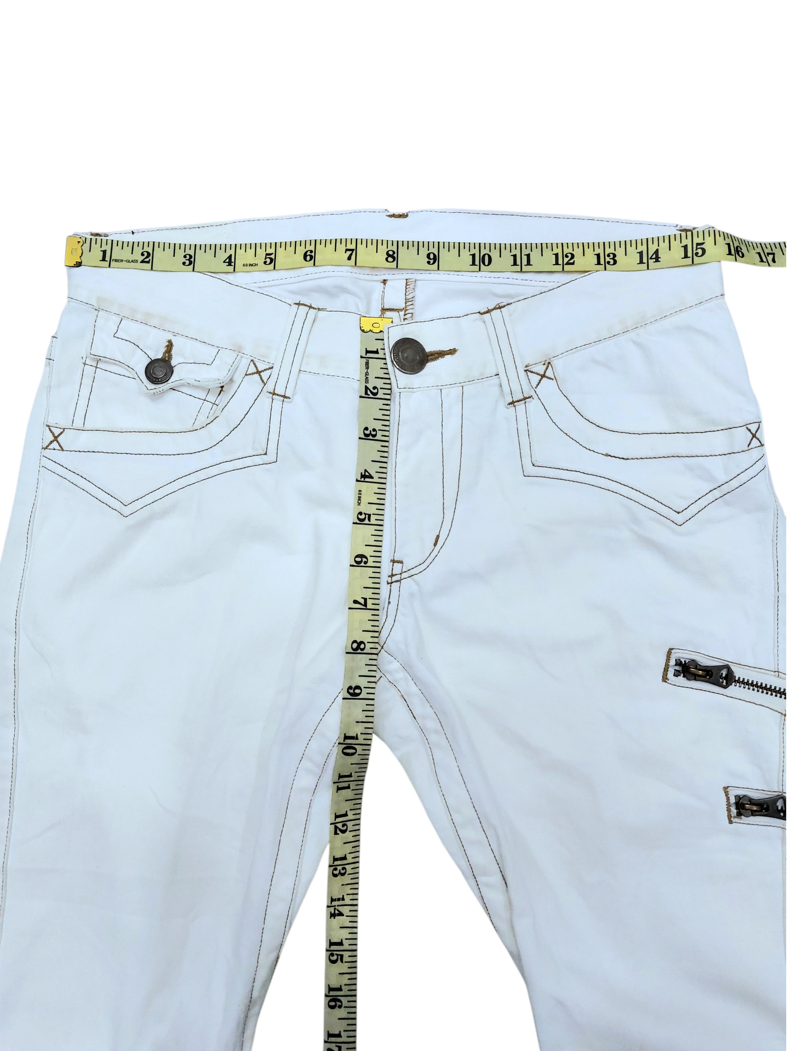 Vintage Flare Rattle Trap Bootcut Rock Style Denim Size US 31 - 14 Thumbnail