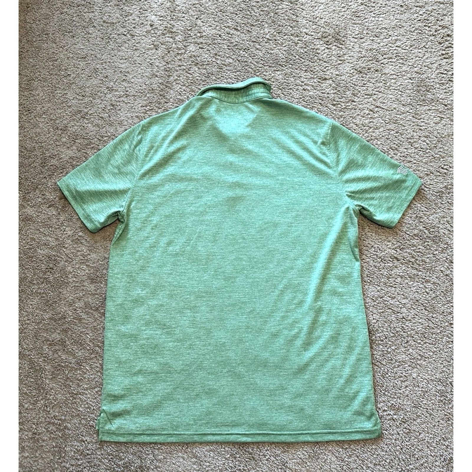 Vintage Par Four Polo Shirt Mens Large Green Short Sleeve Collared Breathable Golf Performance Shirt Size US L / EU 52-54 / 3 - 4 Thumbnail