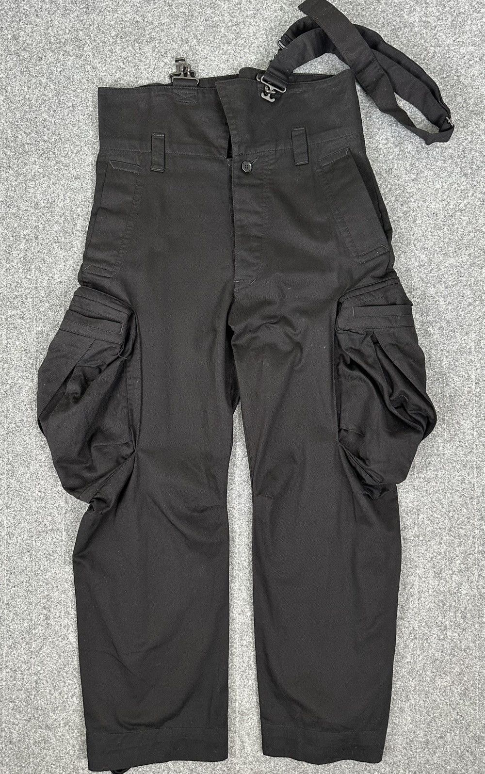 Y's × Yohji Yamamoto Yohji Yamamoto - Y’s S/S01 “Bomb” Parachute Cargo Jumpsuit Size US 33 - 1 Thumbnail