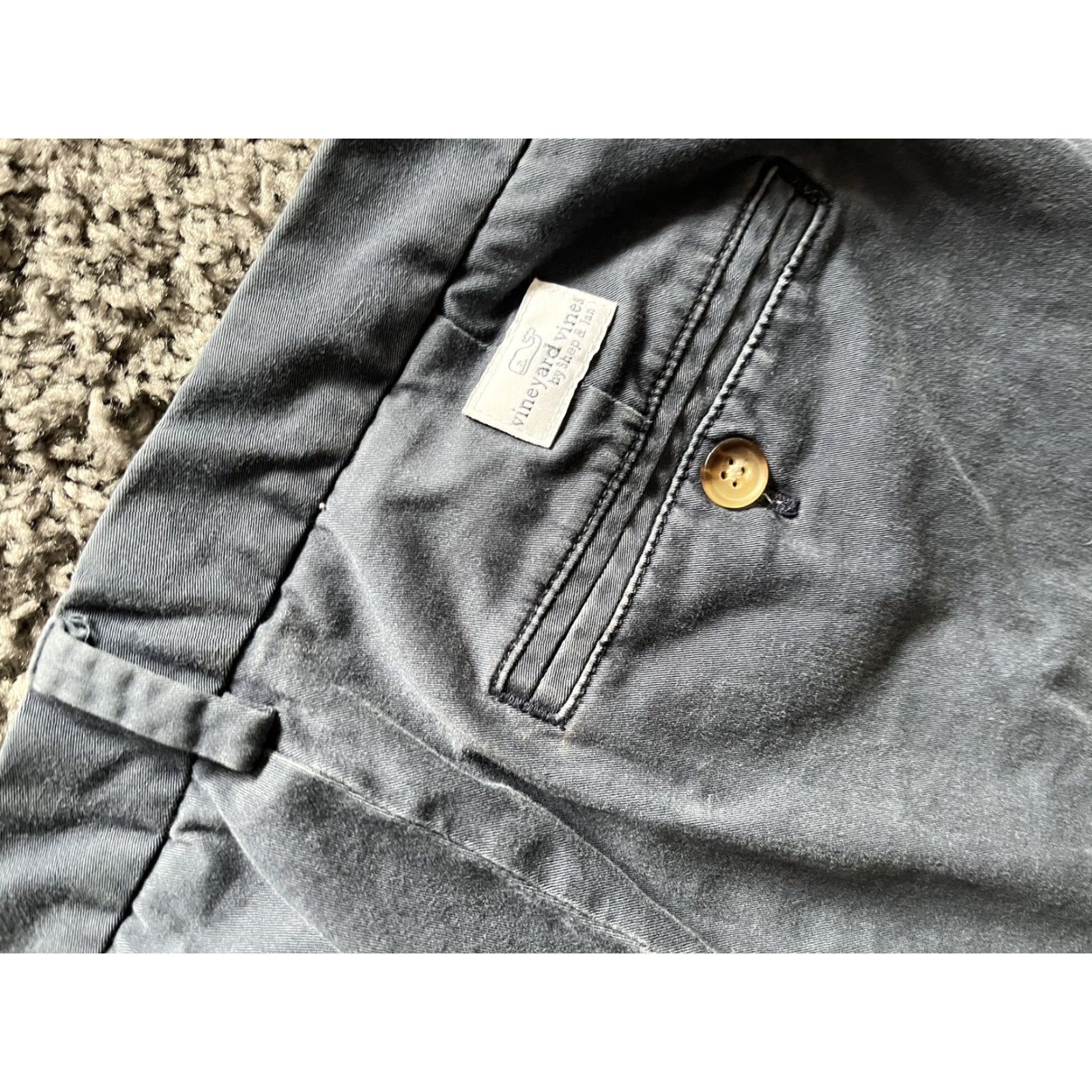 Vineyard Vines Vineyard Vines Breaker Pants Men 30x32 Navy Blue Chino Regular Breathable Stretch Pockets Cotton Spandex Classic Mens Size US 30 / EU 46 - 5 Thumbnail