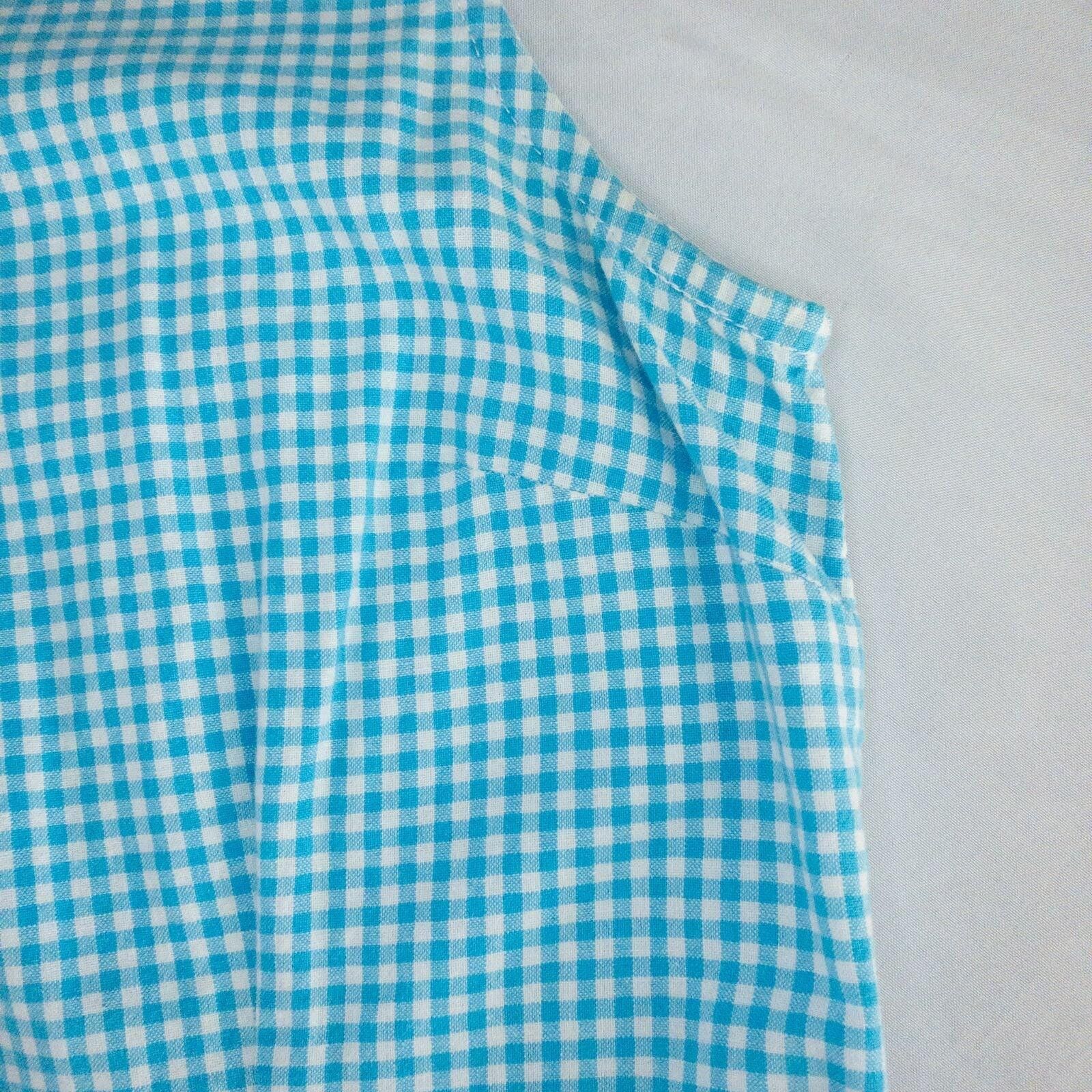 Faded Glory Faded Glory Vintage Blue & White Gingham Dress Womens Small Size S / US 4 / IT 40 - 4 Thumbnail