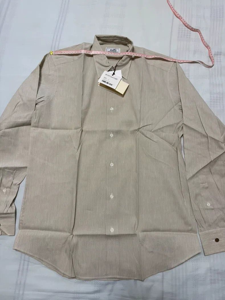 Hermes Hermes size 39 Linen shirt, 75% linen + 25% cotton. Size US M / EU 48-50 / 2 - 3 Thumbnail