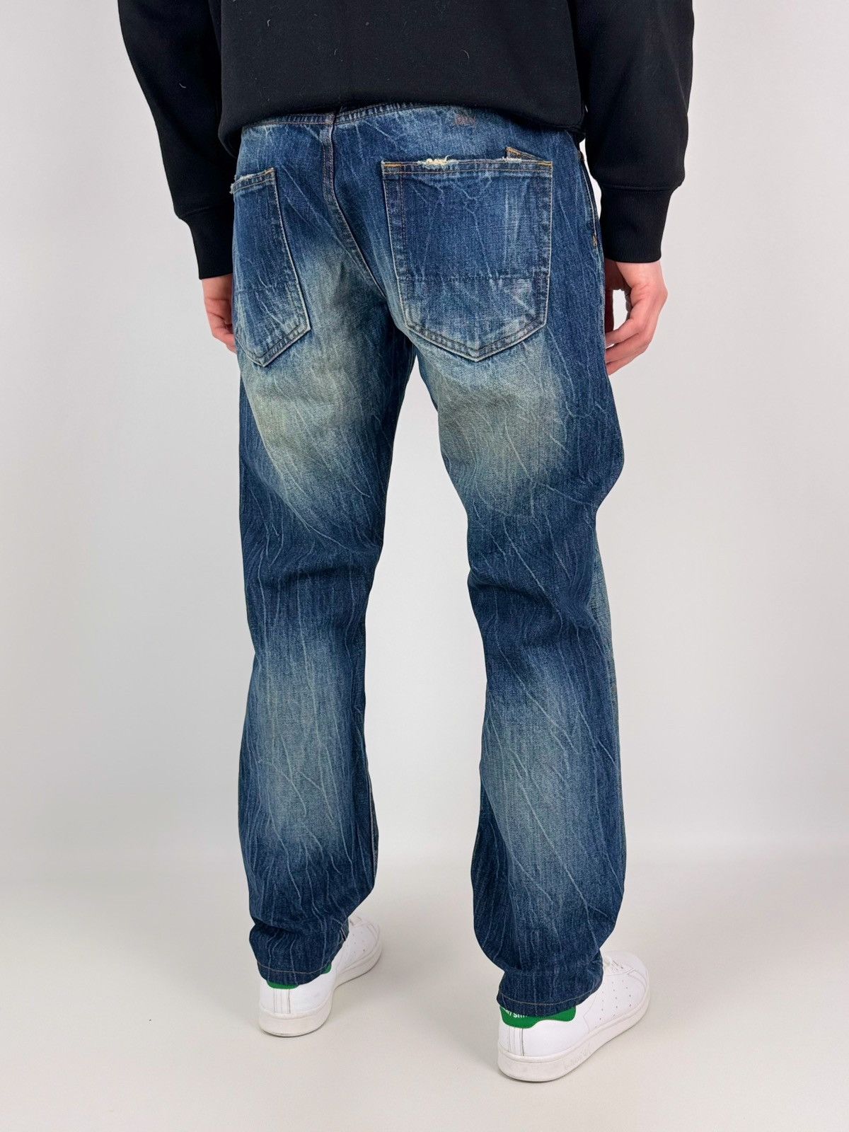 Prps PRPS Washed Selvage Denim Jeans Size US 34 / EU 50 - 2 Thumbnail