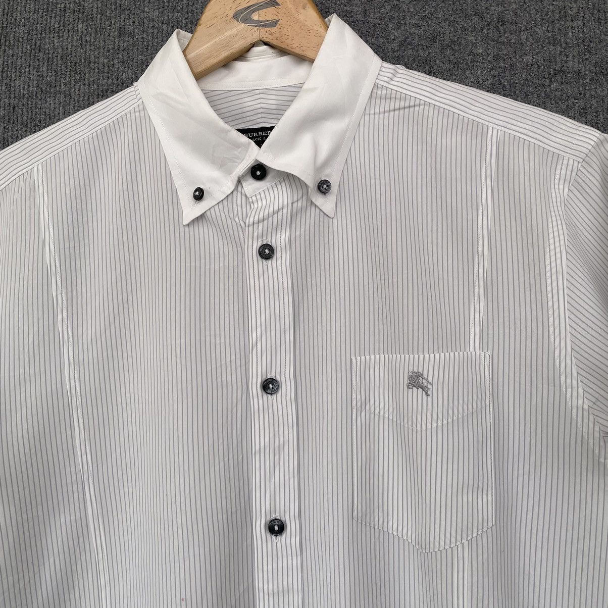 Burberry Burberry Black Label Stripes Button Ups Shirt Size US L / EU 52-54 / 3 - 2 Thumbnail
