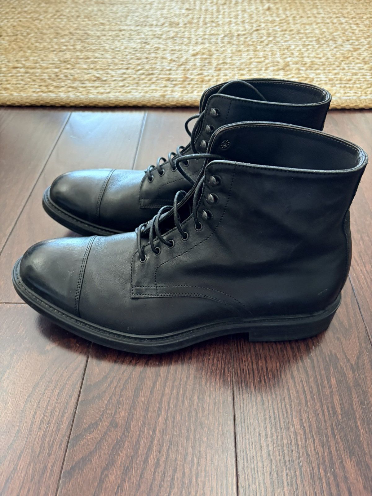 To Boot New York Major Black Captoe Lace Boot Size US 9.5 / EU 42-43 - 2 Thumbnail