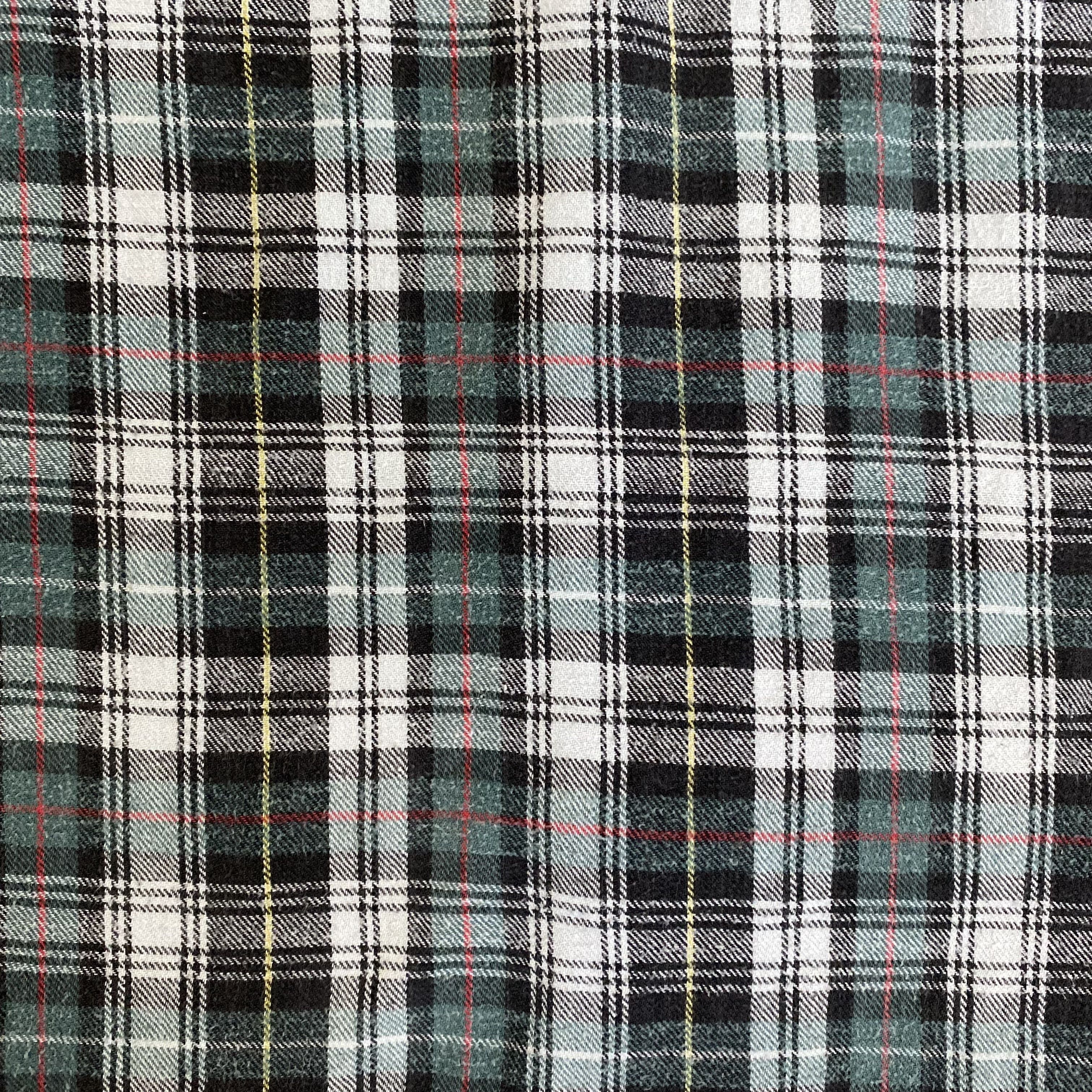 Vintage Vintage Green Plaid Botton Up Flannel Size US XXL / EU 58 / 5 - 9 Thumbnail