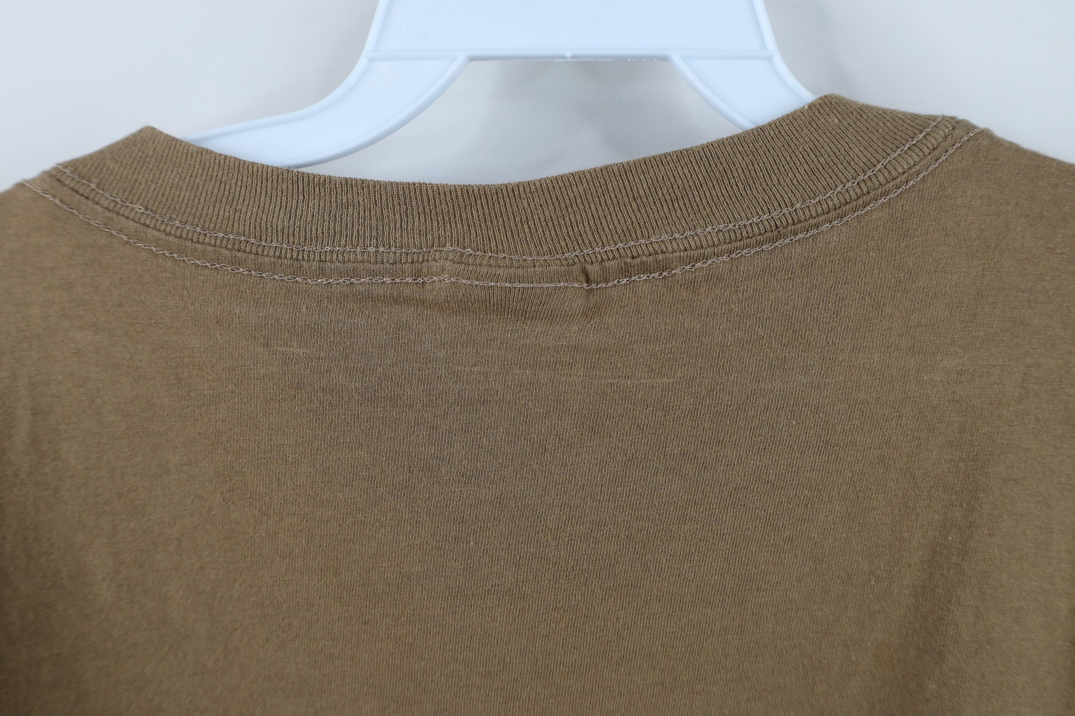 Vintage Vintage 90s Streetwear Blank Short Sleeve T-Shirt Cotton USA Size US L / EU 52-54 / 3 - 12 Thumbnail