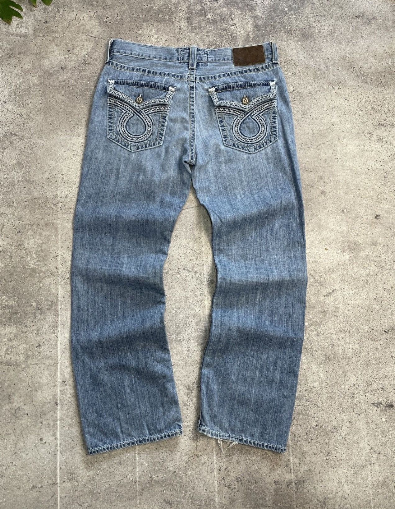 True Religion Vintage Y2K Big Star Like True Religion Y2K Distressed Jeans Size US 36 / EU 52 - 3 Thumbnail