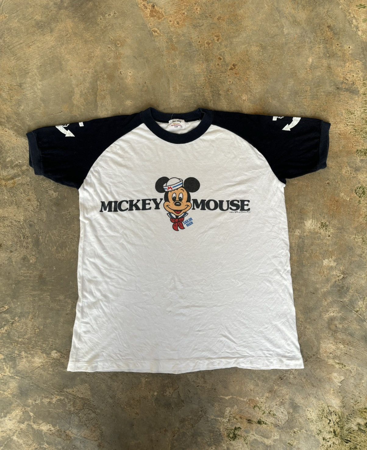 Japanese Brand × Vintage Vintage Mickey Mouse Sailor man Tshirt Size US S / EU 44-46 / 1 - 1 Thumbnail