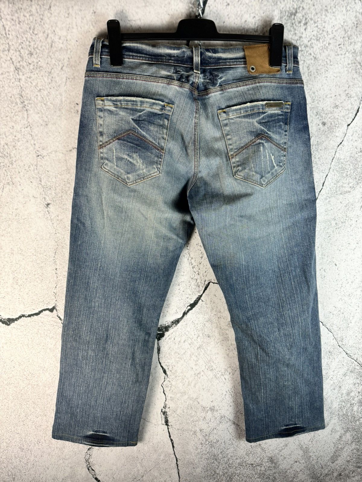 Armani Exchange Vintage 90s Baggy Armani Exchange Dark Wash Denim Jeans! Size US 34 / EU 50 - 2 Thumbnail