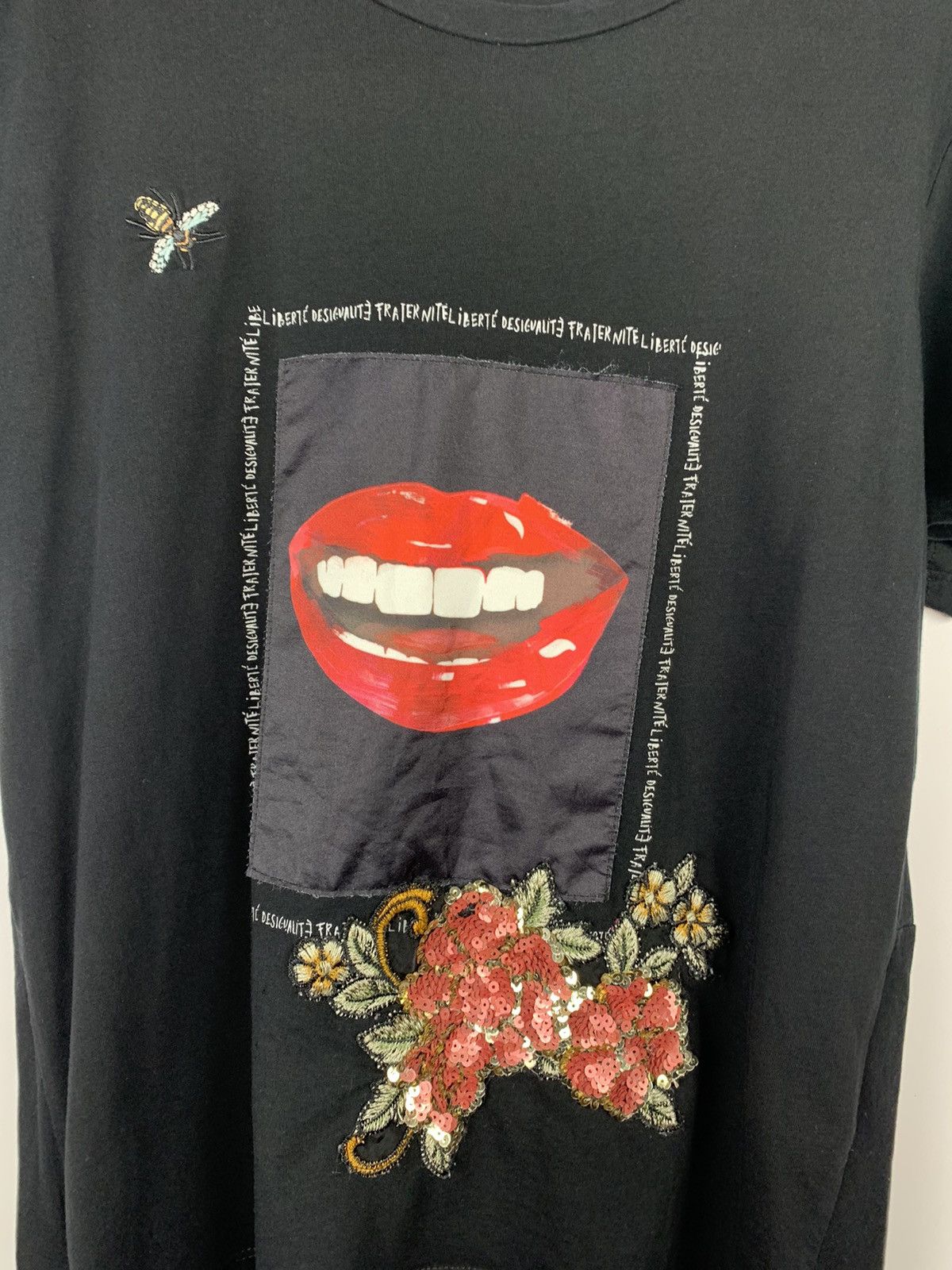 Desigual Desigual Big Logo Black Short Sleeve T-Shirt Women’s Size XL Size XL / US 12-14 / IT 48-50 - 4 Thumbnail