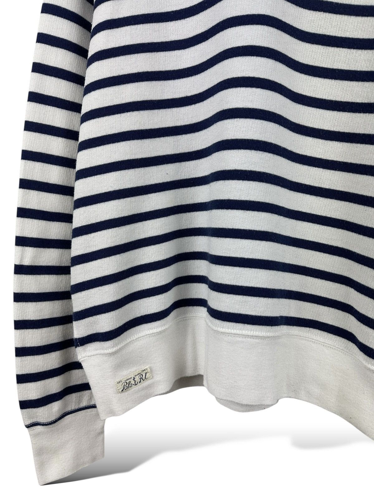 Polo Ralph Lauren Polo Ralph Lauren Shawl Collar Knit Sweater Striped Size US L / EU 52-54 / 3 - 7 Thumbnail