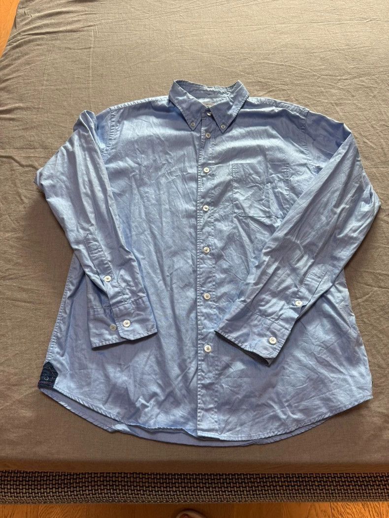 Visvim VisvimVisvim Blue Lightweight Shirt Size 2-2504 Size US M / EU 48-50 / 2 - 1 Thumbnail
