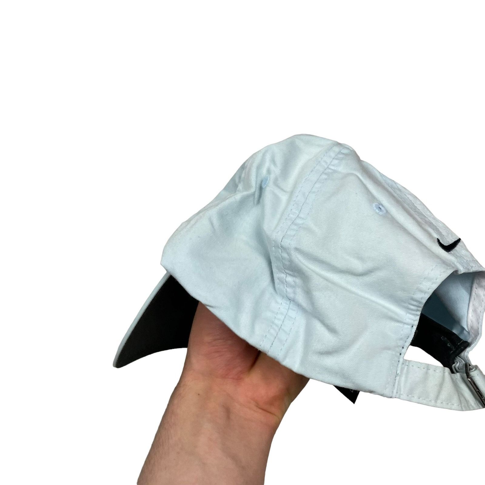 Nike × Vintage Nike Adults Blue Spell Out Adjustable Buckle Strap Golf Hat Size ONE SIZE - 5 Thumbnail