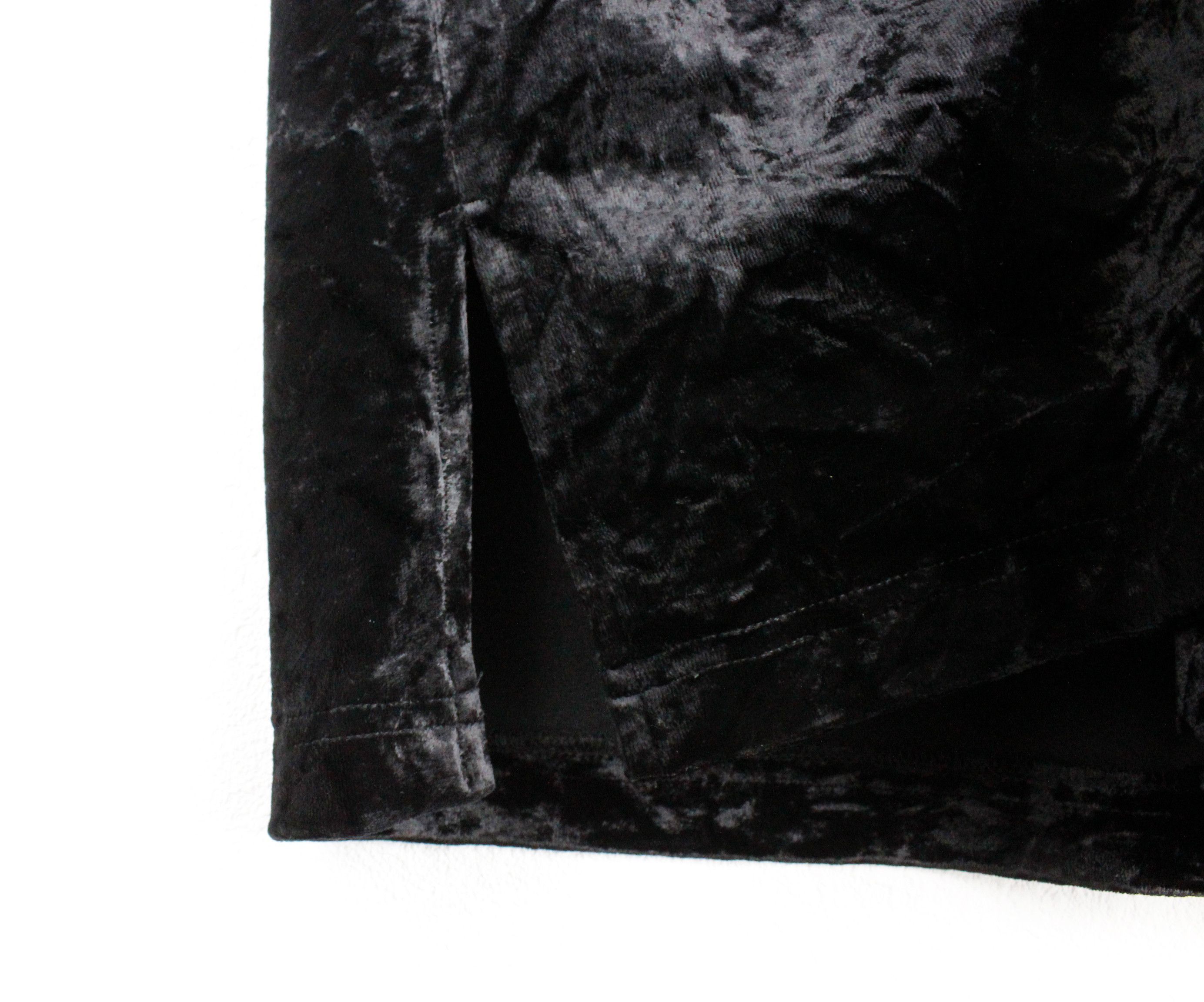 Comme des Garcons Archive Comme des Garcons Wmns Velour Rayon Long Skirt Size 27" / US 4 / IT 40 - 5 Thumbnail