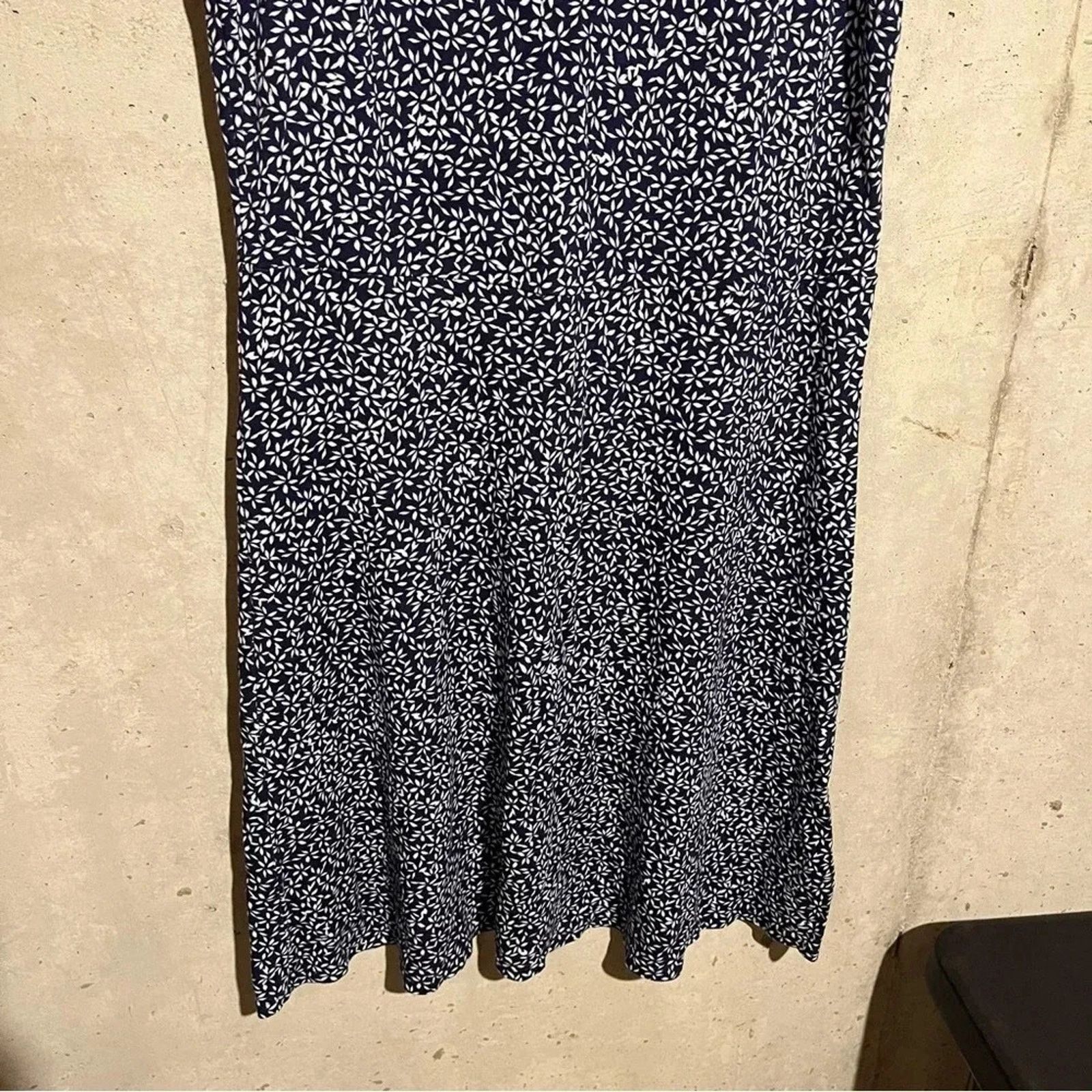 Old Navy Old Navy Leaf Print Flutter Sleeve Tank Dress Women Sz L Size L / US 10 / IT 46 - 11 Thumbnail