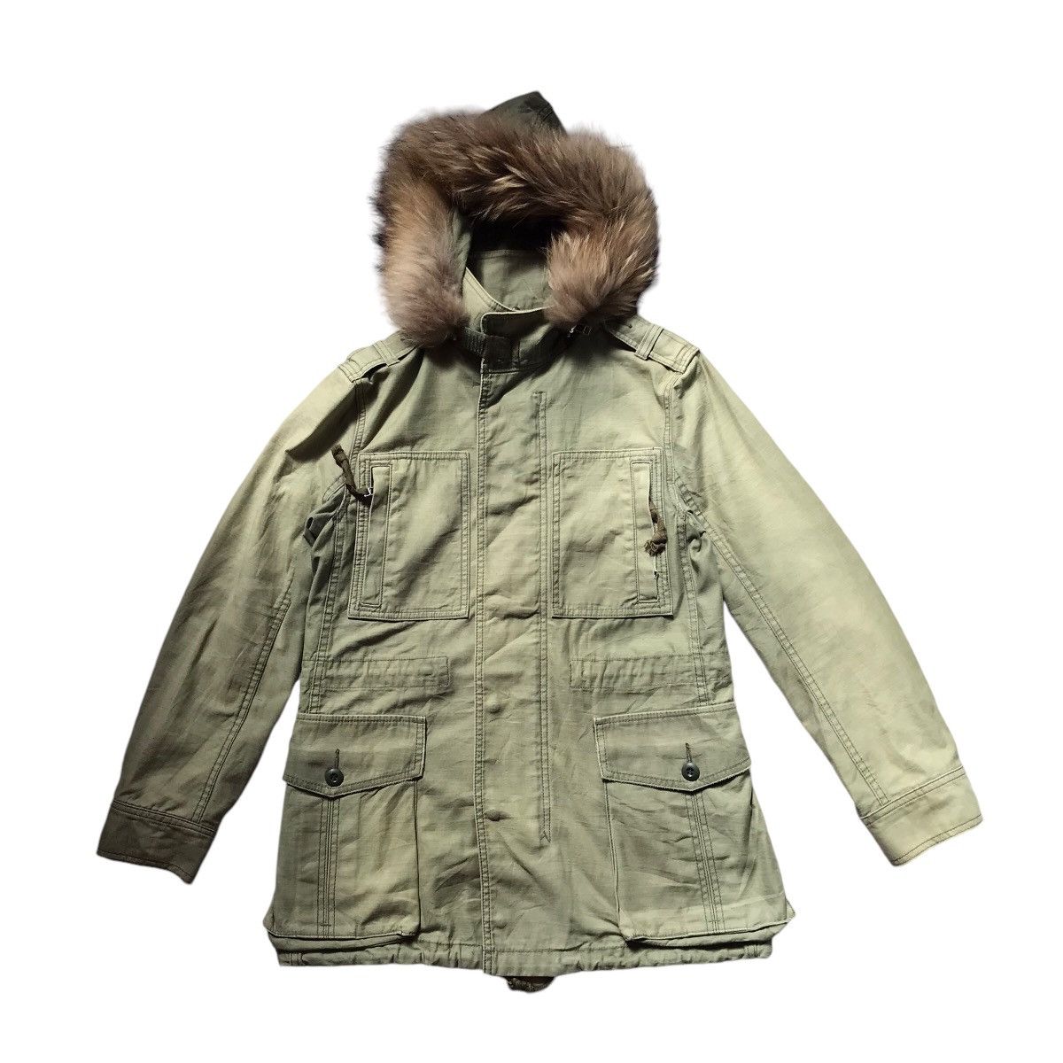 Le Grande Bleu (L.G.B.) If Six Was Nine LGB Tactical Style SOAREAK Faux Fur Jacket Size US S / EU 44-46 / 1 - 1 Thumbnail