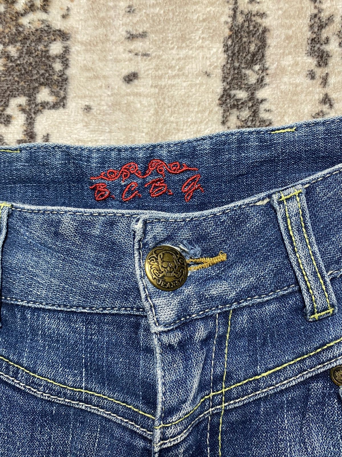 If Six Was Nine Rare Trash Denim Bootcut Size US 29 - 9 Thumbnail