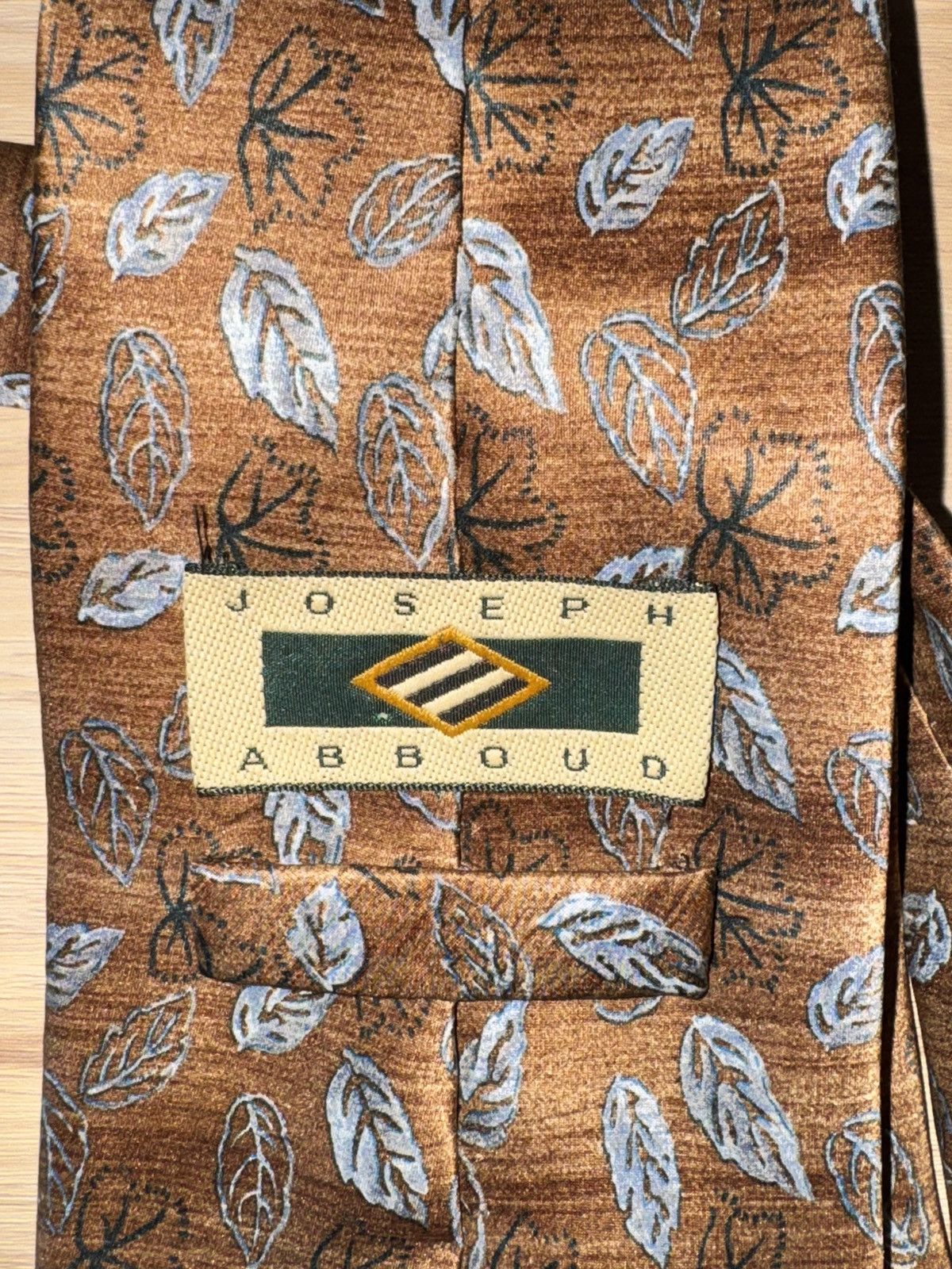 Joseph Abboud Vintage Joseph Abboud Silk Tie – Made in Italy – Botanical Size ONE SIZE - 2 Thumbnail