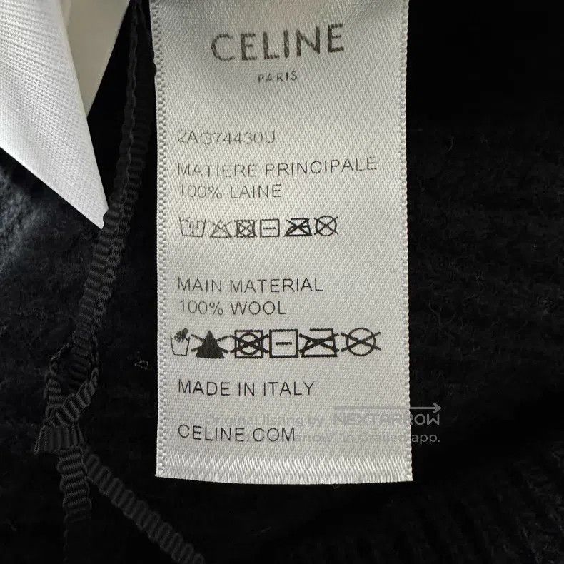 Celine CELINE Letter Chain Hooded Sweatshirt Size US XL / EU 56 / 4 - 7 Thumbnail