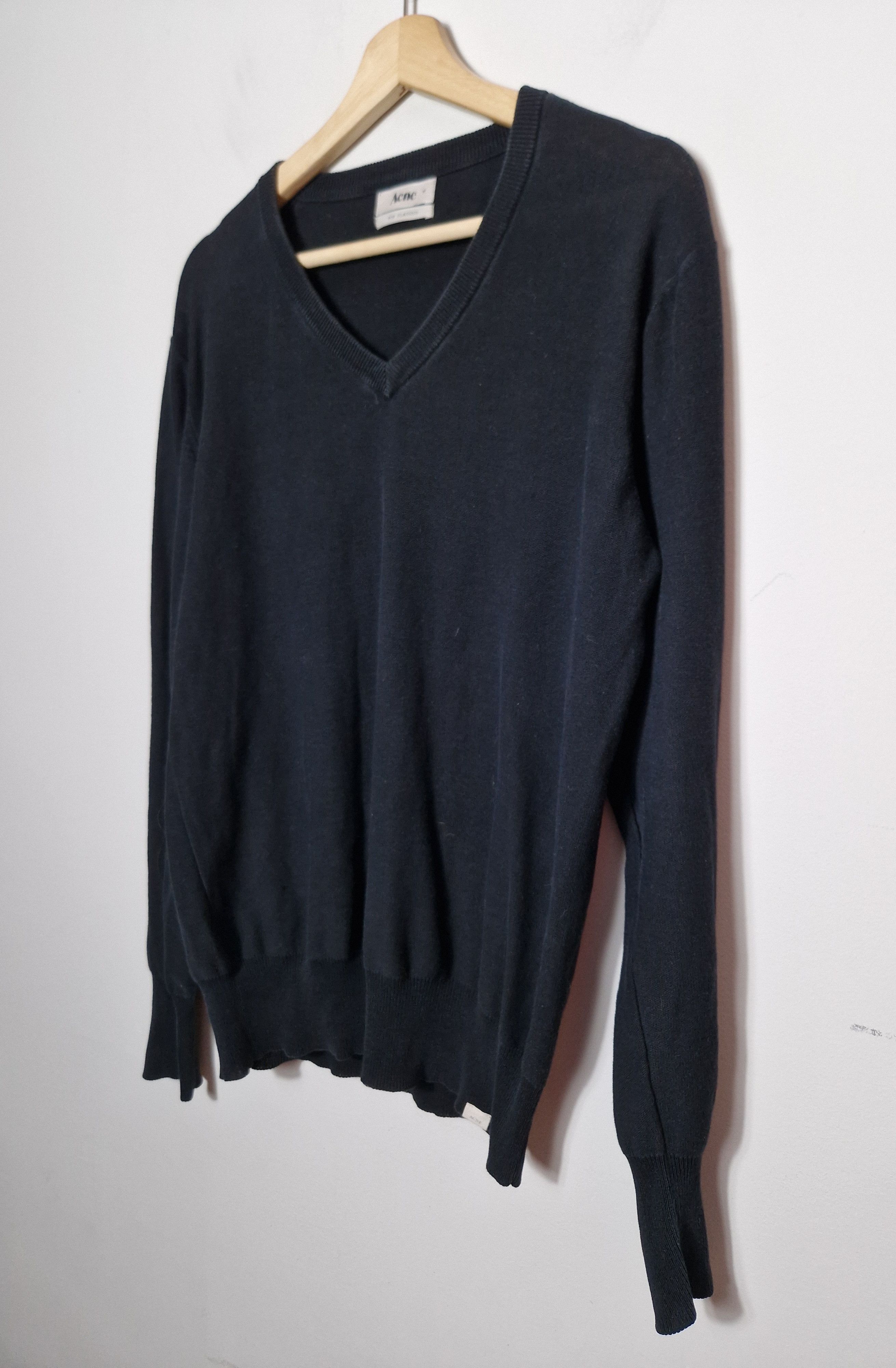 Acne Studios ACNE Studios black cotton sweater Size US M / EU 48-50 / 2 - 2 Thumbnail