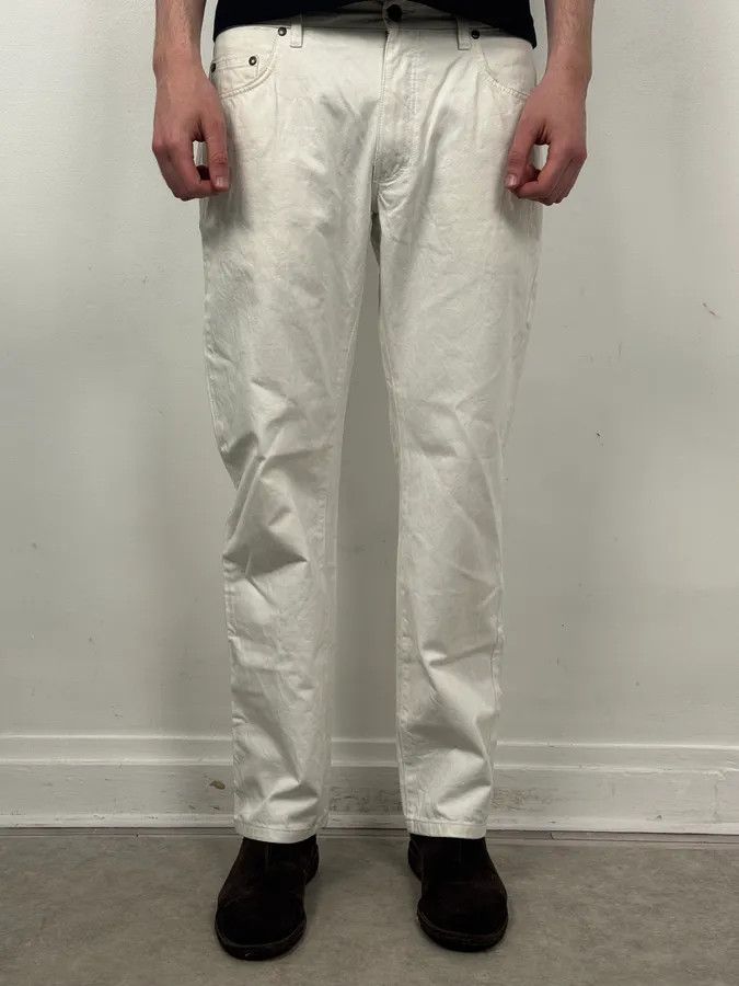 Prada SS2009 Prada White Classic Denim Jeans Size US 32 / EU 48 - 2 Thumbnail