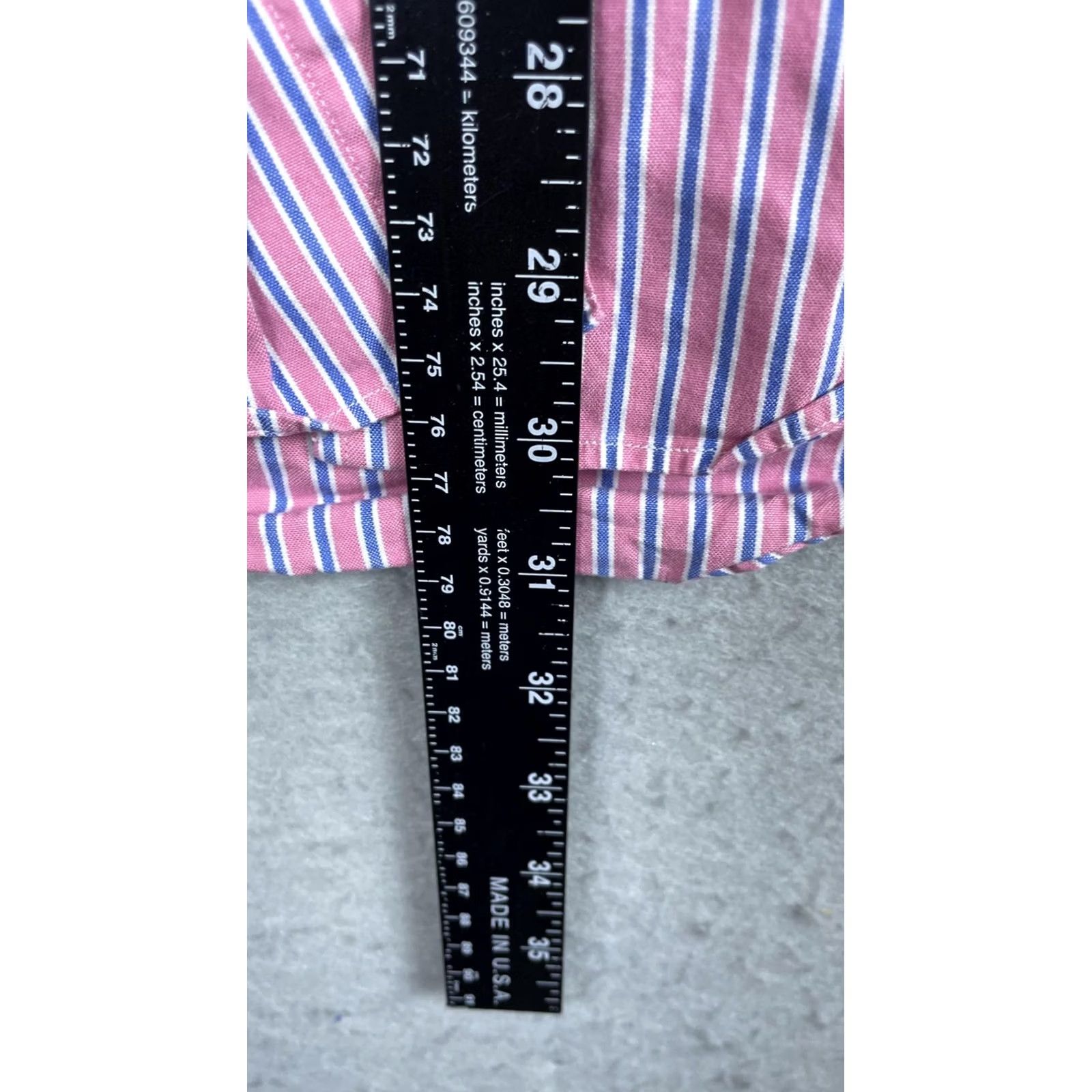 Ralph Lauren Ralph Lauren Shirt Mens Medium Pink Stripe Long Sleeve Button Down Pony Logo Size US M / EU 48-50 / 2 - 5 Thumbnail