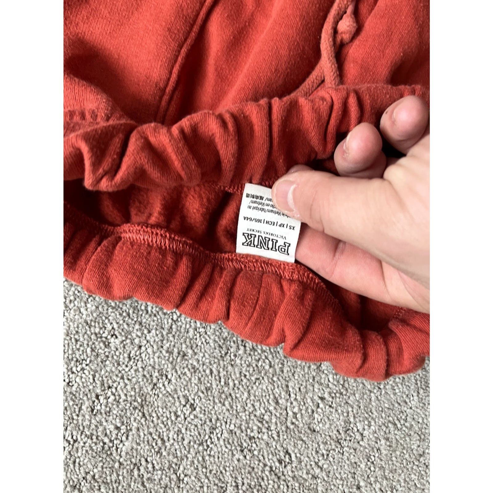 Pinko Victoria Secret PINK Cargo Pocket Sweatpants Womens Size XS Orange Size 26" / US 2 / IT 38 - 5 Thumbnail
