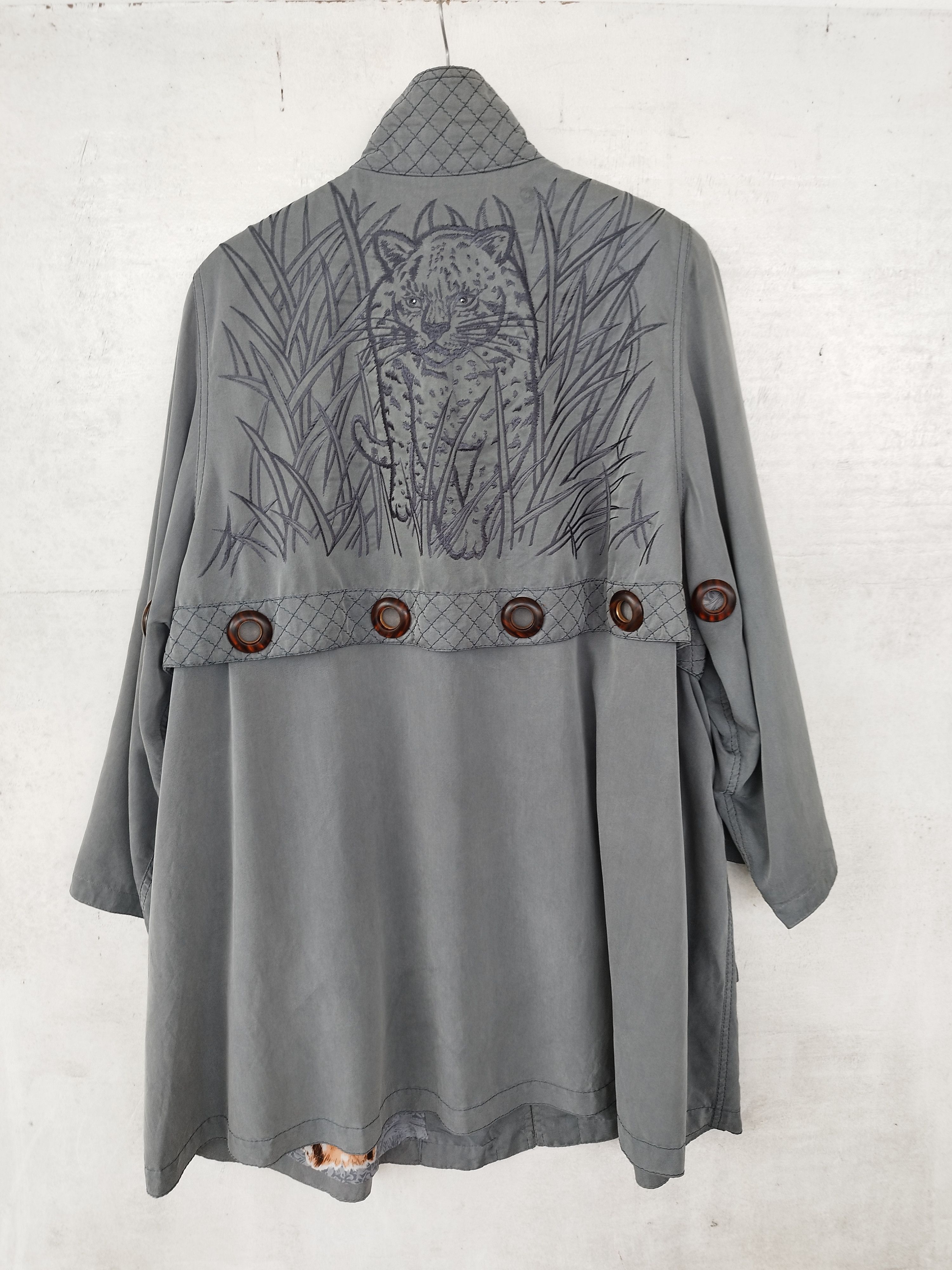 Beauty Beast Parka jacket Sukajan Tiger motive embroidery Size US L / EU 52-54 / 3 - 5 Thumbnail