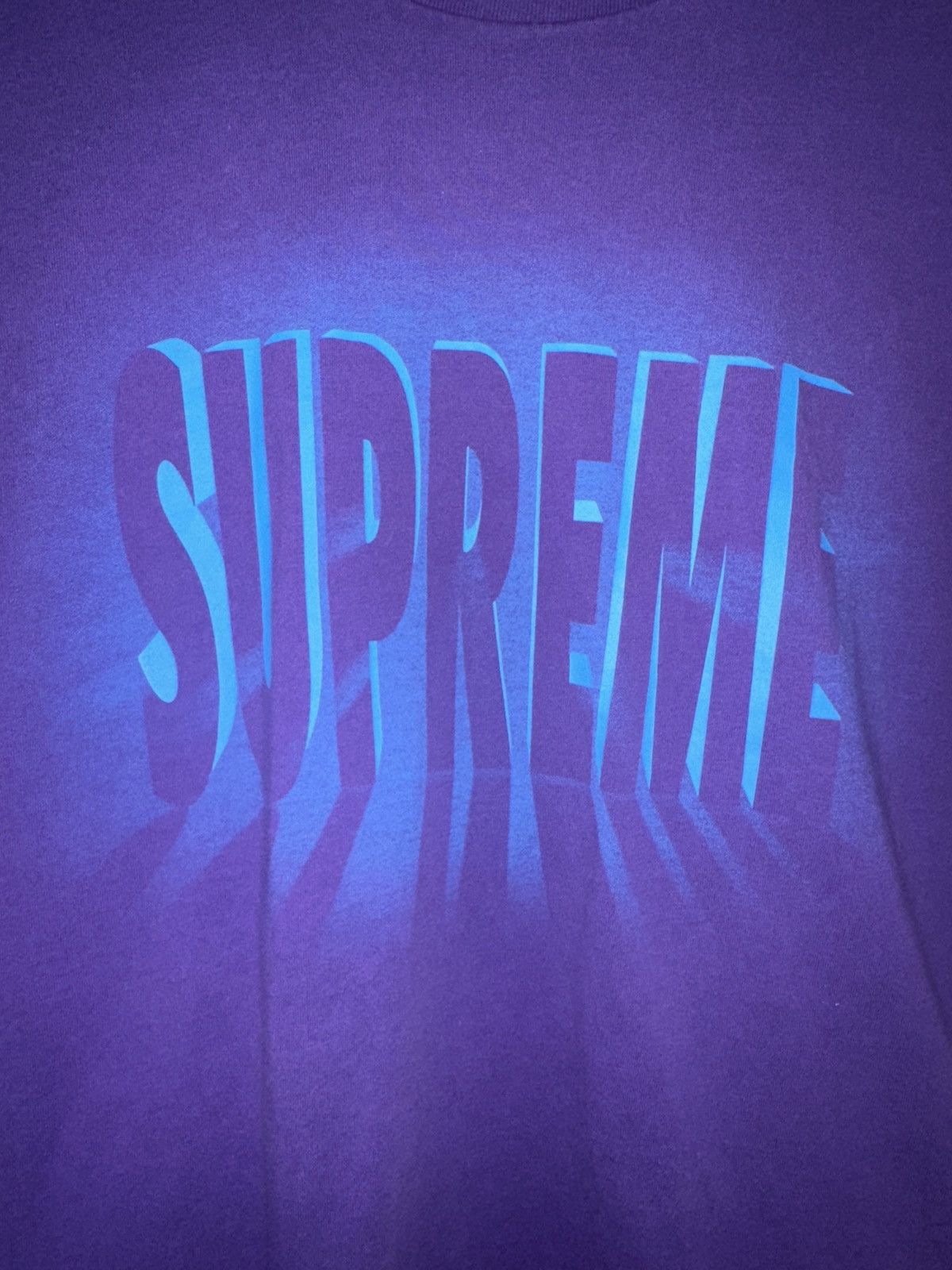 Supreme Purple supreme logo shirt Size US L / EU 52-54 / 3 - 2 Thumbnail