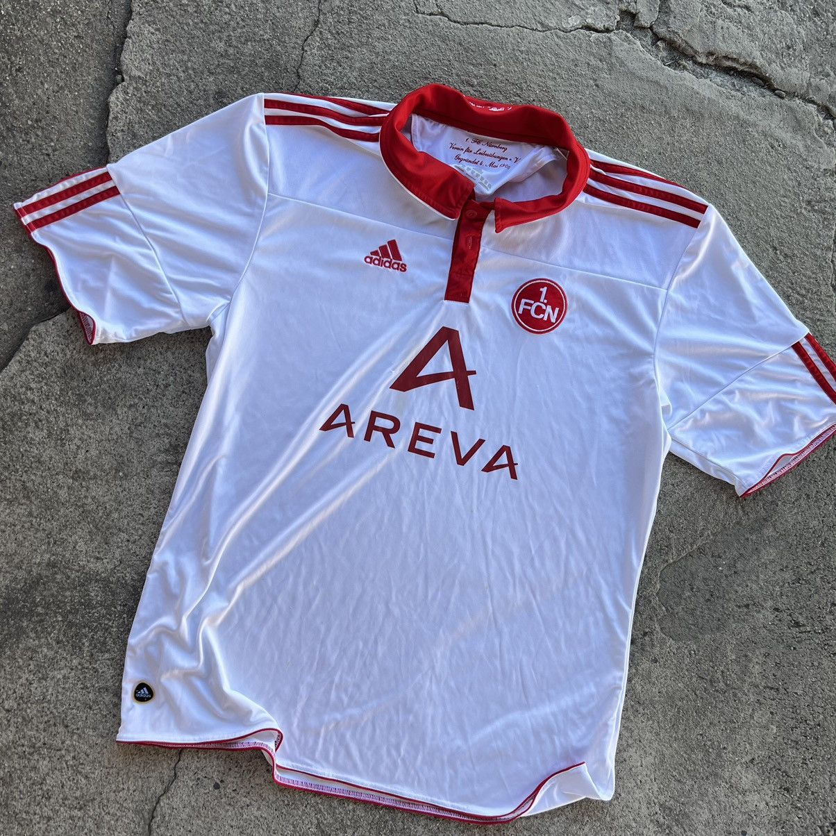 Adidas × Vintage Adidas Fc Nürnberg 2008 Home Jersey T-Shirt Vintage Size US L / EU 52-54 / 3 - 2 Thumbnail