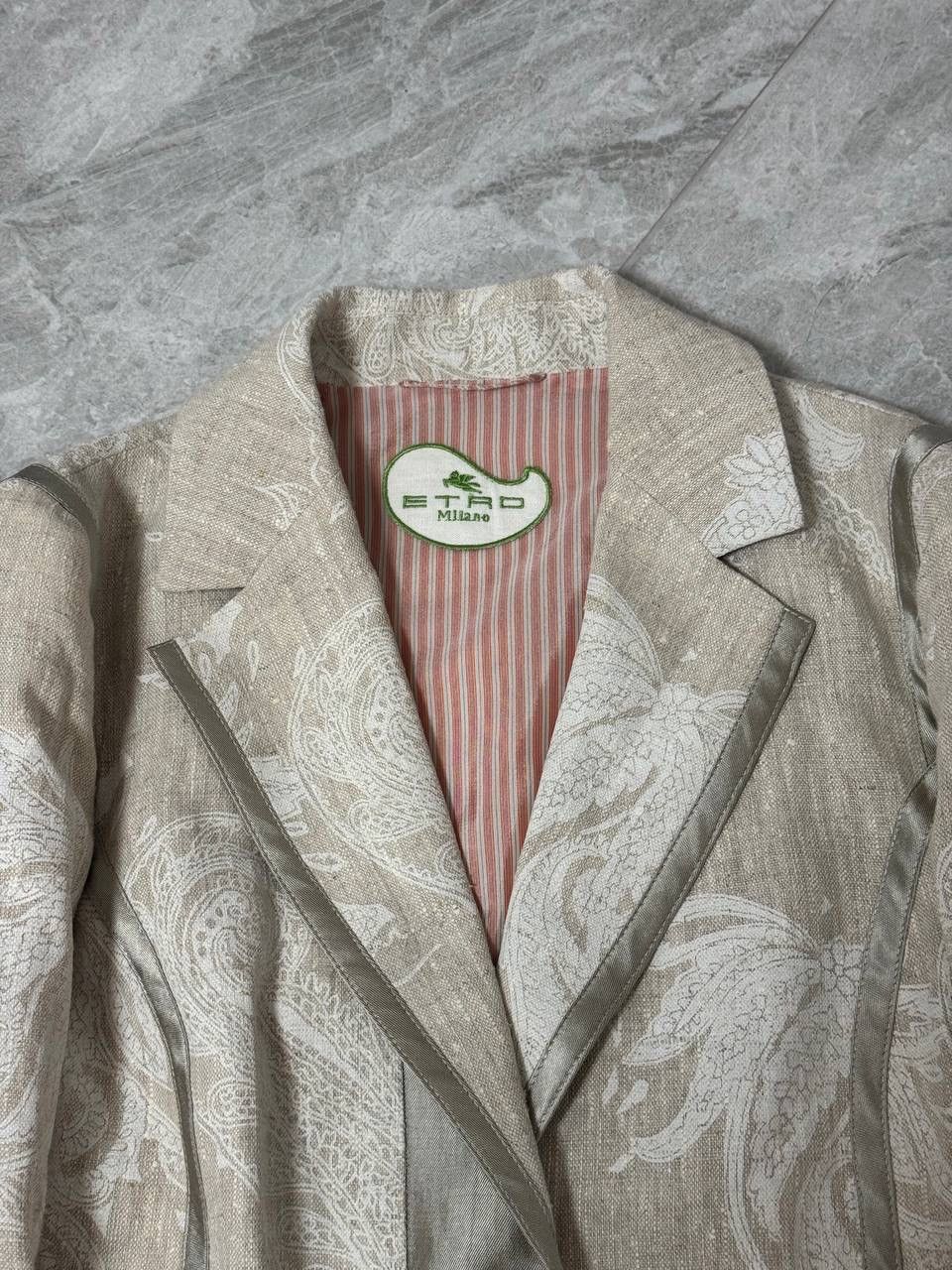 Etro ETRO Linen Coat Size S / US 4 / IT 40 - 9 Thumbnail