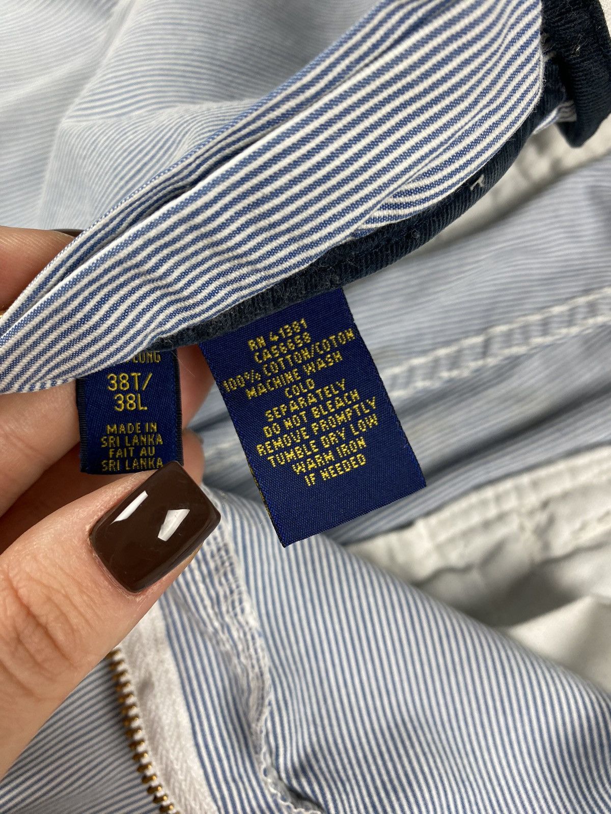 Polo Ralph Lauren Polo Ralph Lauren men’s striped cargo shorts size 38 T Size US 38 / EU 54 - 13 Thumbnail