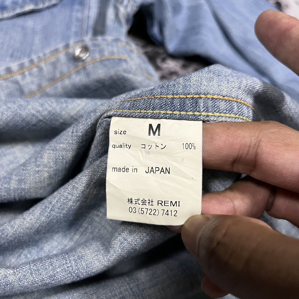 Remi Relief a18 Remi Relief chambray shirt Size US M / EU 48-50 / 2 - 9 Thumbnail