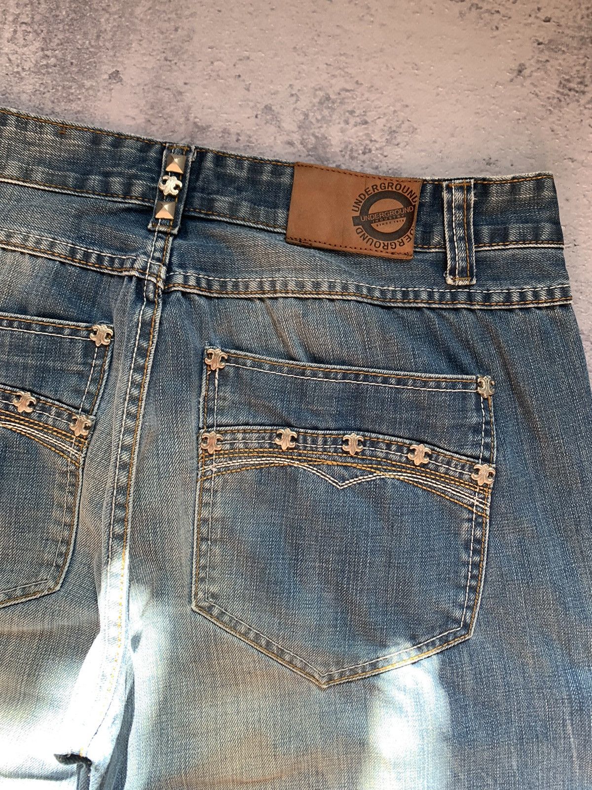 Affliction × Vintage Crazy Vintage Y2K Affliction Style Jeans Cyber Rare Size US 36 / EU 52 - 6 Thumbnail