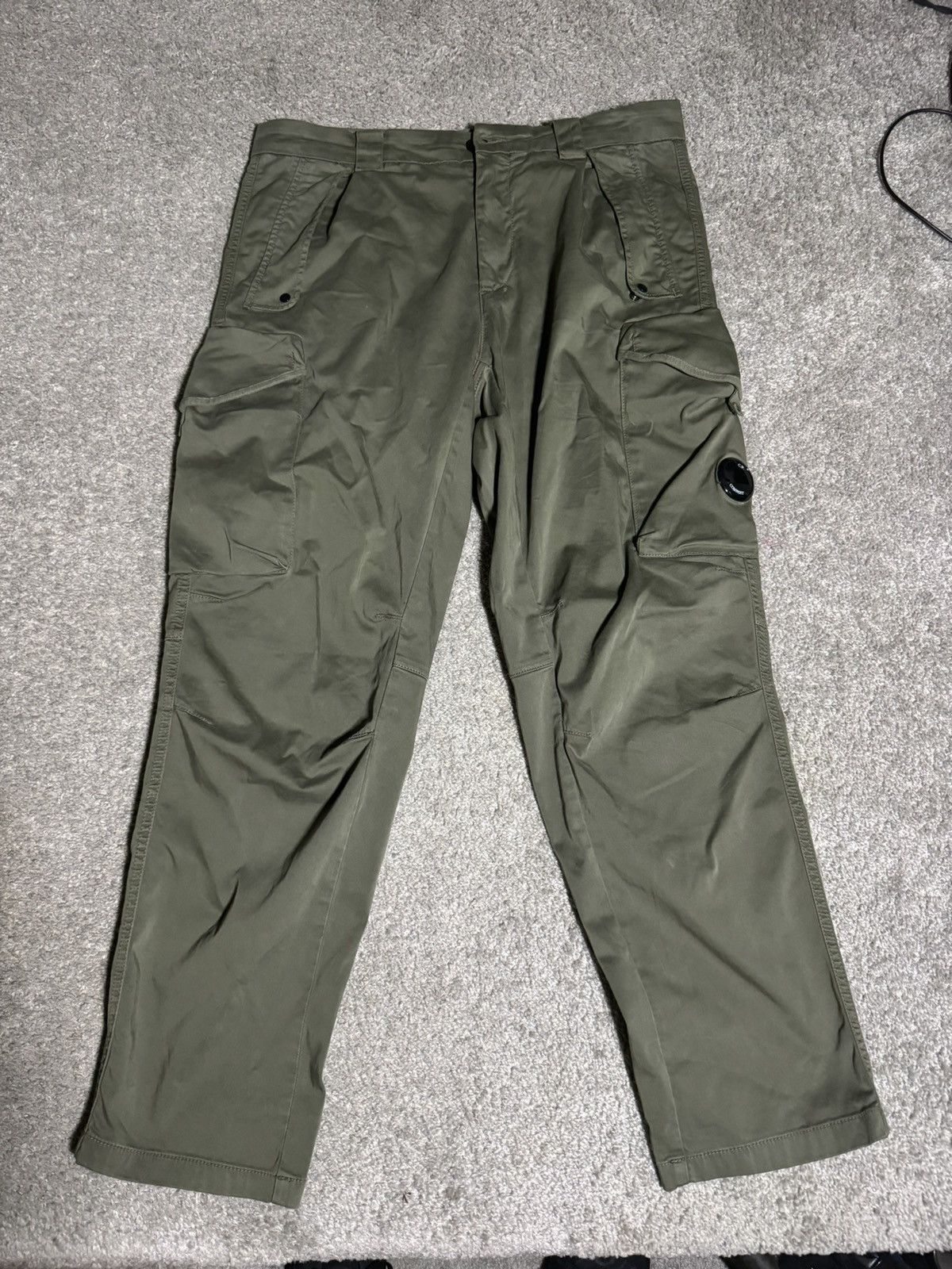 image of C P Company Cp Company Cargo Pants in Green, Men's (Size 33)