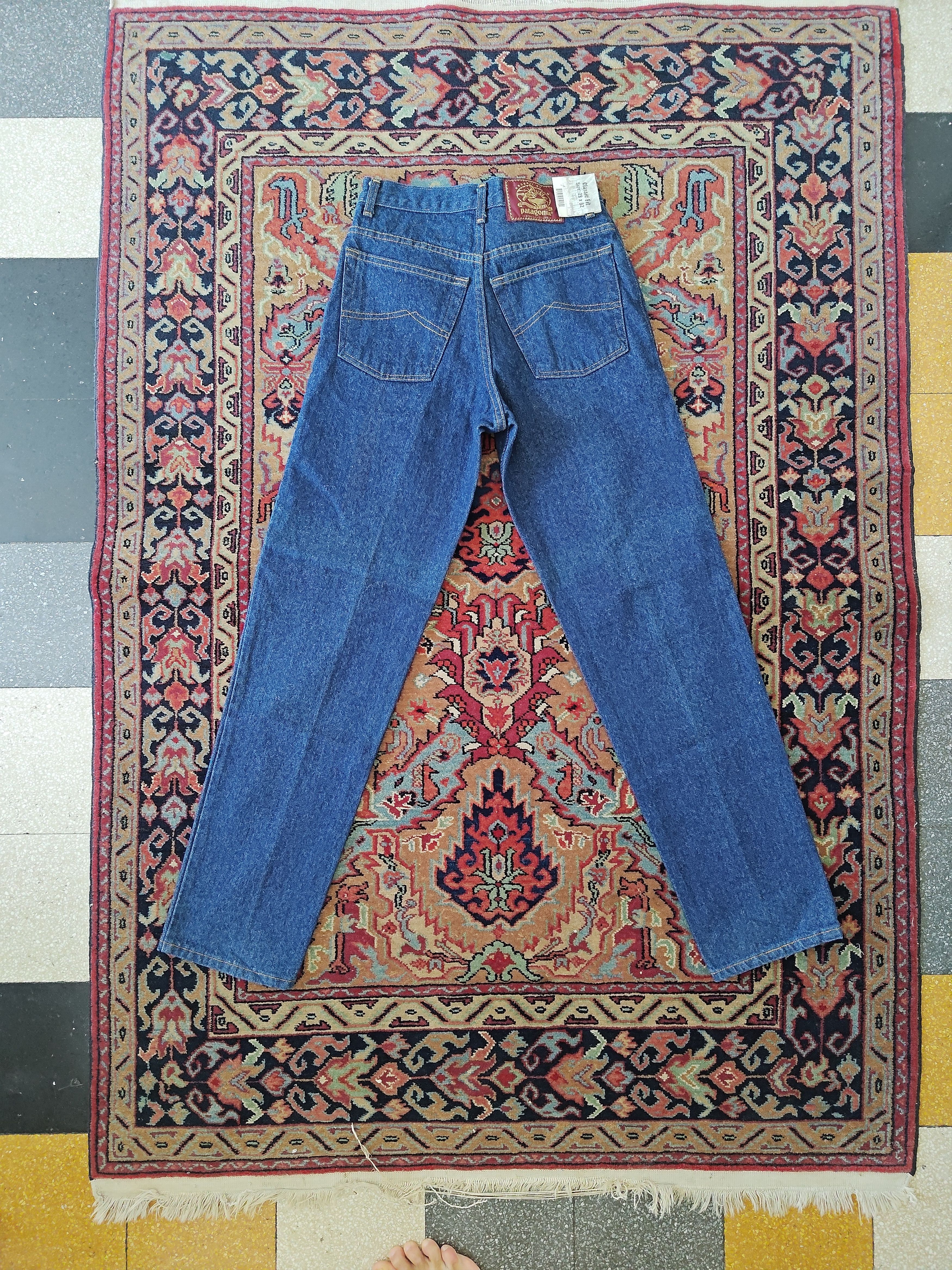 Patagonia Patagonia Organic Denim Jeans – 90s Vintage – Made in USA Size 28" / US 6 / IT 42 - 7 Thumbnail