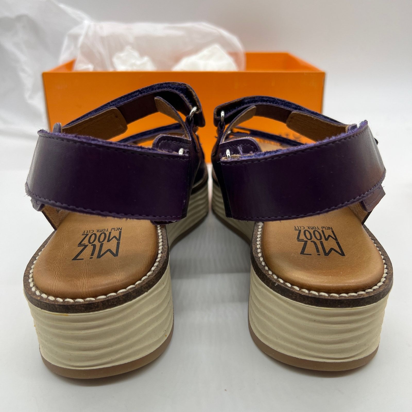 Other Miz Mooz Purple Leather Adjustable Sport Sandals Size 9 Size US 9 / IT 39 - 3 Thumbnail