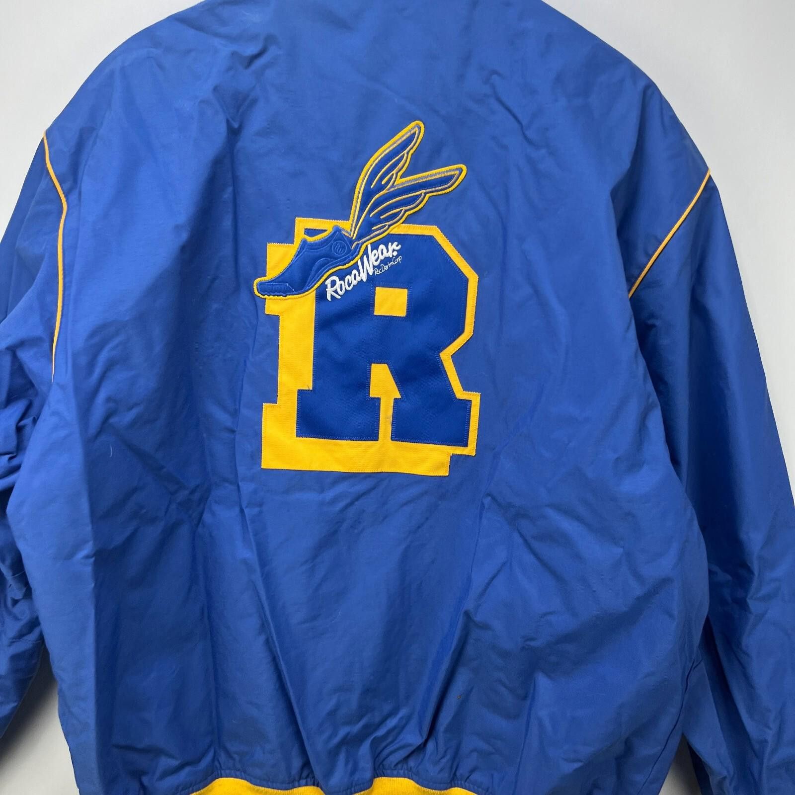 Rocawear Vintage Y2K Rocawear Letterman Varsity Jacket Zip Up Large Size US L / EU 52-54 / 3 - 5 Thumbnail